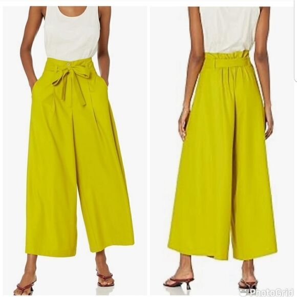 NWT Making the Cut Season 2 Episode 2 Joshua's Wide Leg  Citrus Lime - Picture 2 of 8